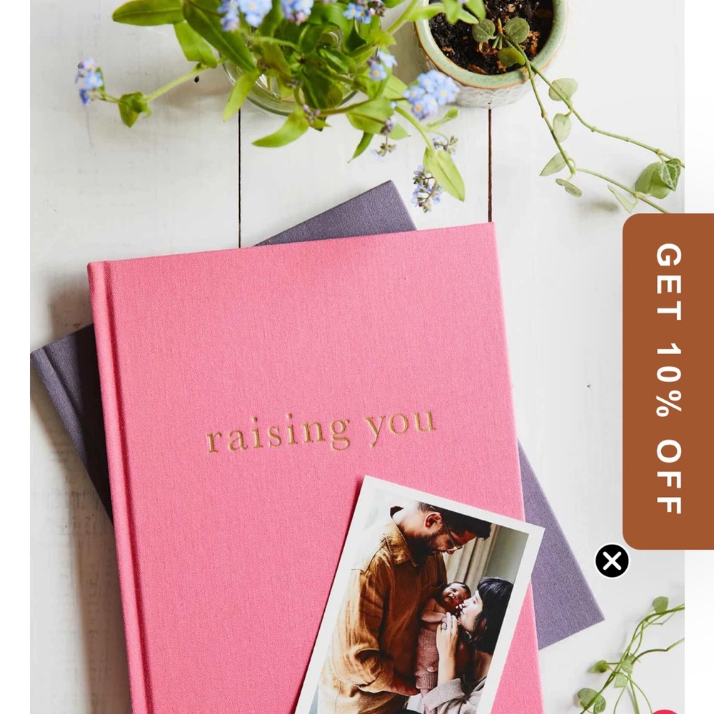 Write to Me  'Raising You' Hardcover Book